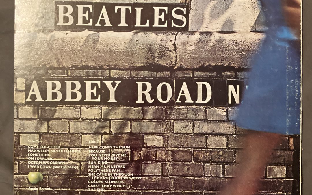 the Beatles Abbey Road on Japanese Red Vinyl