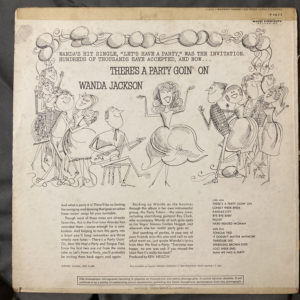 Wanda Jackson there's a Party Goin On Back cover