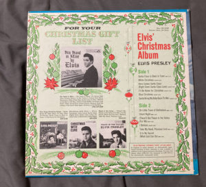 elvis xmas wax