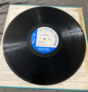 Kenny Burrell Blue Lights wax
