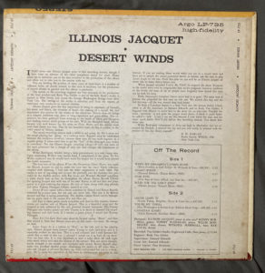 Illinois Jacquet with Kenny Burrell - Desert Winds