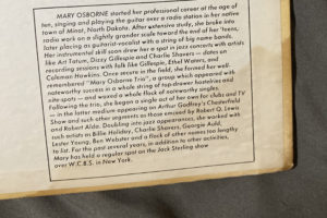 Mary Osborne - a Girl and Her Guitar