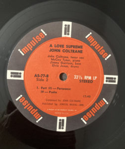 John Coltrane A Love Supreme