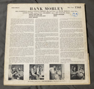 Hank Mobley back cover