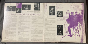Harry Belaphonte at Carnegie Hall